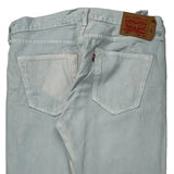 501 Levis Jeans - 36W 30L Light Wash Cotton