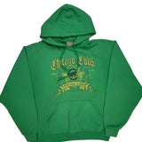 Chicago Cubs Gildan Graphic Hoodie - Large Green Cotton