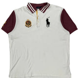 Big Pony Polo By Ralph Lauren Tall Polo Shirt - 2XL Burgundy Cotton