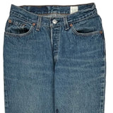 501 Levis Jeans - 28W 32L Blue Denim