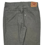 Levis Cord Pants - 33″ Waist Gray Cotton Blend