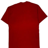 Banana Republic Single Stitch T-Shirt - Large Red Cotton