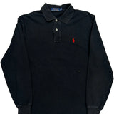 Polo By Ralph Lauren Polo Shirt - Medium Black Cotton