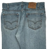 Made In USA Levis 505 Jeans - 35W 30L Light Wash Cotton