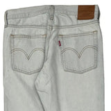 501 Levis Jeans - 32W US 8 Light Wash Denim