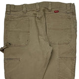 Wrangler Carpenter Pants - 36W 30L Khaki Cotton Blend