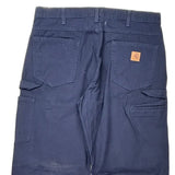 Carhartt Carpenter Trousers - 32W 32L Navy Cotton
