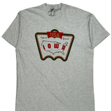 Iowa Fruit Of The Loom Single Stitch T-Shirt - XL Gray Cotton