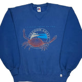 Made In USA Russell Athletic Graphic Sweatshirt - XL Blue Cotton