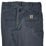 Carhartt Carpenter Pants - 33W 32L Gray Cotton
