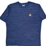 Carhartt T-Shirt - XL Blue Cotton