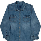 Old Navy Denim Shirt - 2XL Blue Denim