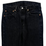 501 Levis Jeans - 32W 28L Black Denim