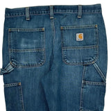 Carhartt Carpenter Jeans - 34W 30L Blue Denim