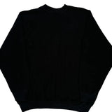 90S Blank Unbranded Sweatshirt - XL Black Cotton