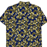 Exofficio Floral Hawaiian Shirt - Large Yellow Cotton