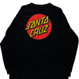 Skateboards Santa Cruz Graphic Long Sleeve T-Shirt - Medium Black Cotton
