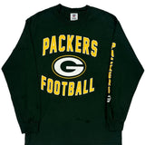 Green Bay Packers Nfl Long Sleeve T-Shirt - Large Green Cotton
