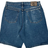 Wrangler Denim Shorts - 33W 9L Blue Cotton