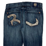 Rock & Republic Boot Cut Jeans - 29W UK 8 Dark Wash Denim