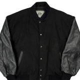 Unbranded Varsity Jacket - XL Black Leather