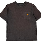 Carhartt T-Shirt - Large Gray Cotton