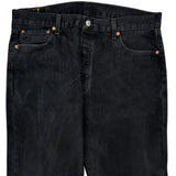 501 Levis Jeans - 36W 31L Black Denim