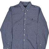 Ralph Lauren Checked Shirt - 2XL Blue Cotton