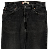 550 Levis Jeans - 34W 31L Black Cotton