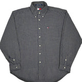 Tommy Hilfiger Checked Shirt - XL Blue Cotton