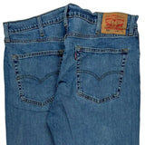 505 Levis Jeans - 36W 30L Blue Cotton