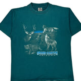 Single Stitch Grand Canyon Arizona Eagle Dry Goods Co. Graphic T-Shirt - Large Green Cotton