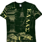 Anvil Graphic T-Shirt - XL Green Cotton