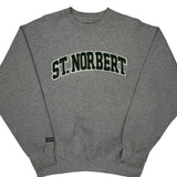 St. Norbert Jansport College Sweatshirt - Large Grey Cotton