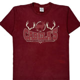 Alore Single Stitch T-Shirt - Large Burgundy Cotton