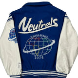 World Series 1974 Unbranded Varsity Jacket - Medium Blue Polyester