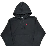 Reverse Weave Champion Hoodie - Medium Black Cotton