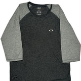 Oakley Long Sleeve T-Shirt - XL Grey Cotton Blend
