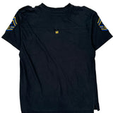 Military Style Bare Fox Graphic T-Shirt - 3XL Black Cotton