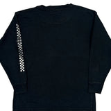 Museum Harley Davidson Spellout Long Sleeve T-Shirt - Small Black Cotton