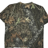 Jerzees Camo T-Shirt - 2XL Green Cotton