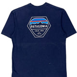 Responsibili-Tee Patagonia Graphic T-Shirt - Medium Blue Cotton
