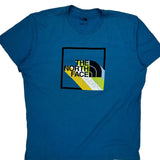 The North Face Graphic T-Shirt - 2XL Blue Cotton