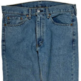 Levis 505 Jeans - 34W 31L Blue Cotton