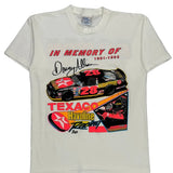 Single Stitch Texaco Havoline Racing Premier Sportswear Nascar T-Shirt - Medium White Cotton