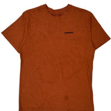 Patagonia Graphic T-Shirt - Large Orange Cotton Blend