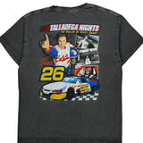 Ricky Bobby Nascar Graphic T-Shirt - Medium Gray Cotton