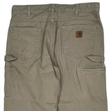 Carhartt Carpenter Trousers - 37W 30L Khaki Cotton