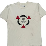 Three Peaks Of Yorkshire Club Fruit Of The Loom Graphic T-Shirt - Large White Cotton