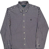 Ralph Lauren Checked Shirt - Medium Purple Cotton